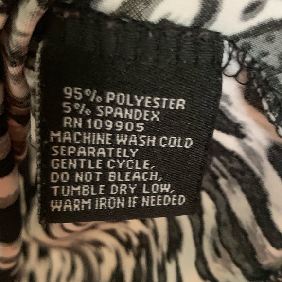 Black and white evening top - Picture 4 of 4